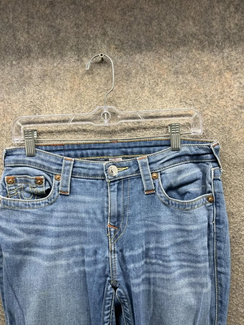 True Religion Curvy Skinny Jeans Womens 29 Blue Medium Wash Stretch Denim Pant